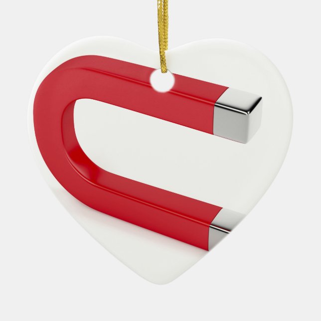 Ornamento De Cerâmica Ímã em ferradura (Frente)