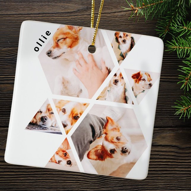 Ornamento De Cerâmica Imagens Modernas Formas Geométricas de 8 Colagens  (Criador carregado)