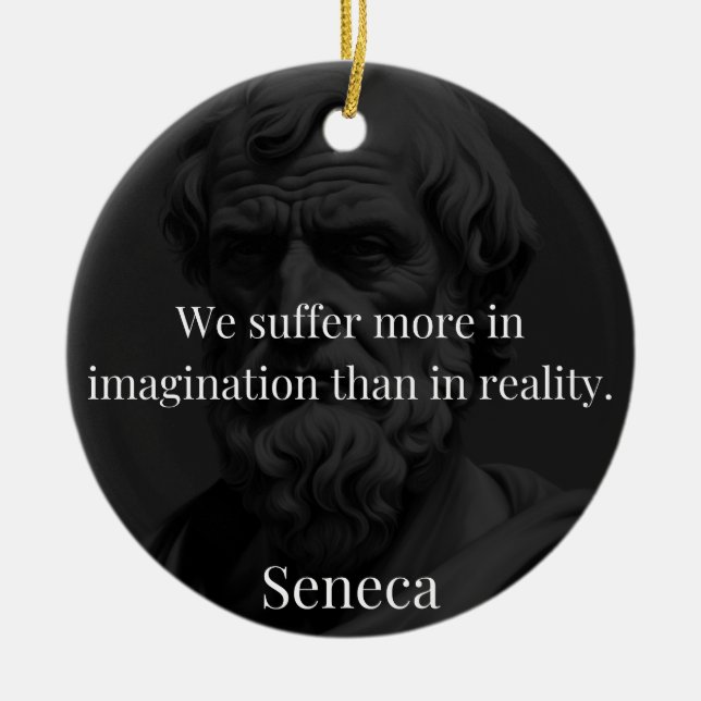 Ornamento De Cerâmica Imagination and Suffering: Seneca on Perception (Frente)