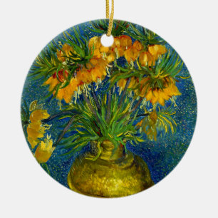 Ornamento De Cerâmica Imperiais Fritillaries de Van Gogh