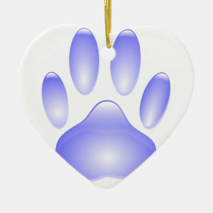 Ornamento De Cerâmica Impressão de Vidro Cachorro