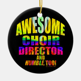 Ornamento De Cerâmica Incrível diretor do Coro, Starburst
