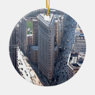 Ornamento De Cerâmica Incrível! Nova Iorque do edifício Flatiron