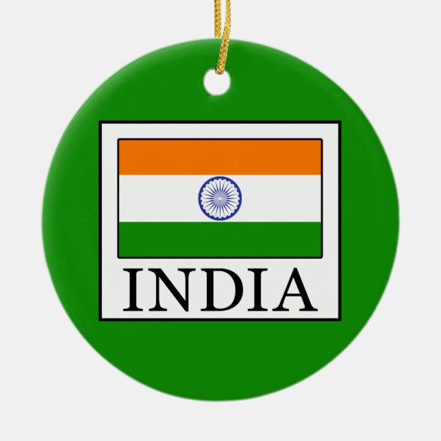 Ornamento De Cerâmica Índia (Frente)