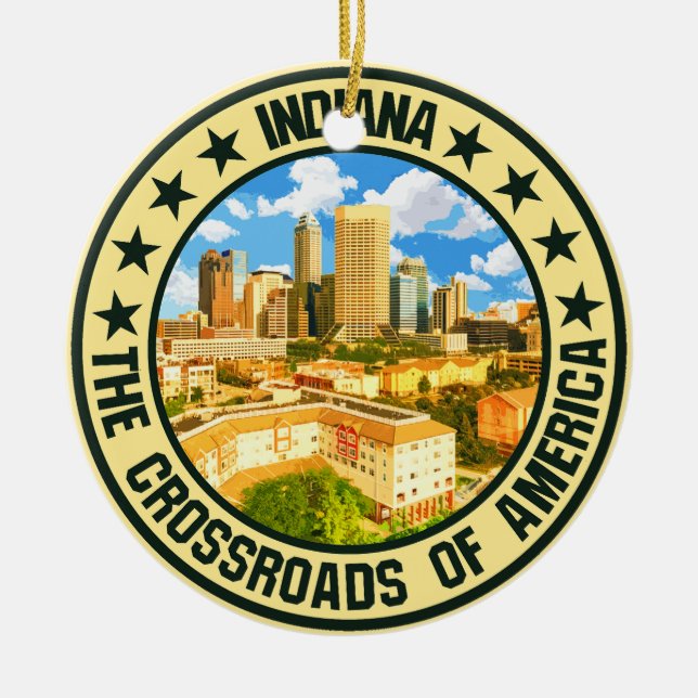 Ornamento De Cerâmica Indiana (Frente)