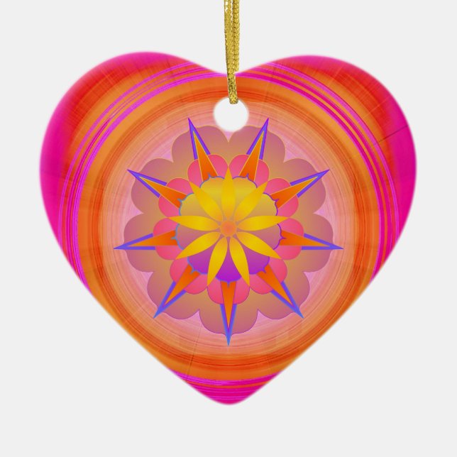 Ornamento De Cerâmica InfiniteLove19 (Frente)