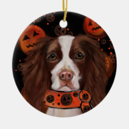 Ornamento De Cerâmica Inglês Springer Spaniel