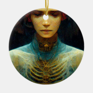 Ornamento De Cerâmica Inner View Fantasy Sci-Fi