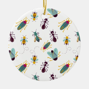 Ornamento De Cerâmica insetos pequenos bonitos dos insetos