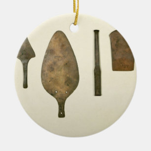 Ornamento De Cerâmica Instrumentos de cobre, Harappa, 2300-1750 BC