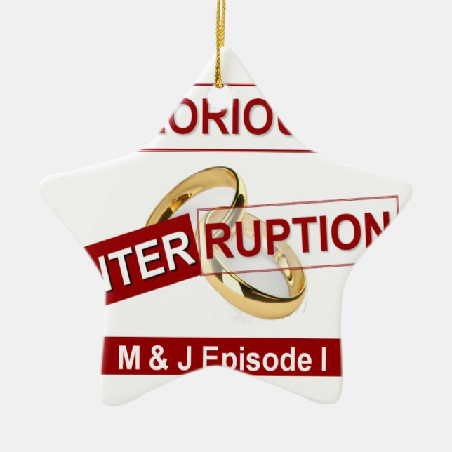 Ornamento De Cerâmica Interrupção Gloriosa: Um Ouro Começando (Frente)