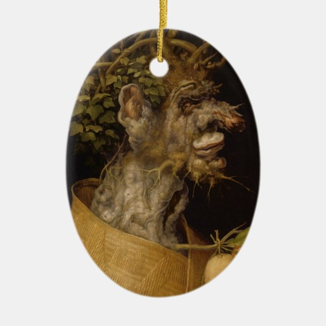 Ornamento De Cerâmica Inverno (Frente)