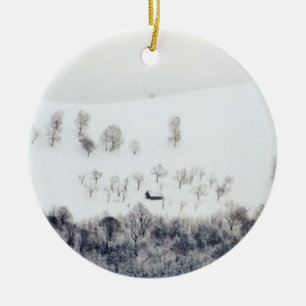 Ornamento De Cerâmica Inverno em Paltinis - Romênia
