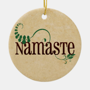 Ornamento De Cerâmica Ioga de Namaste