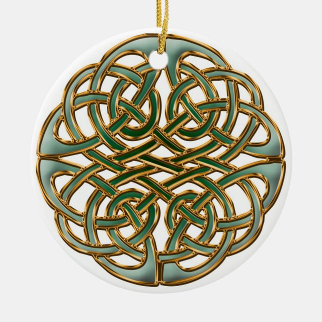 Ornamento De Cerâmica Ireland para sempre (Frente)