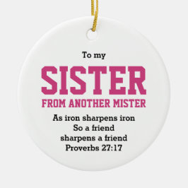 Ornamento De Cerâmica IRMÃ Cristã DE OUTRO MISTA