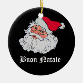 Ornamento De Cerâmica Italiano Papai Noel #2