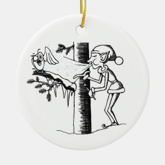 Ornamento De Cerâmica Jack Frost
