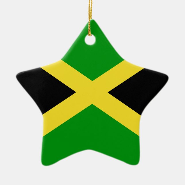 Ornamento De Cerâmica Jamaica (Frente)