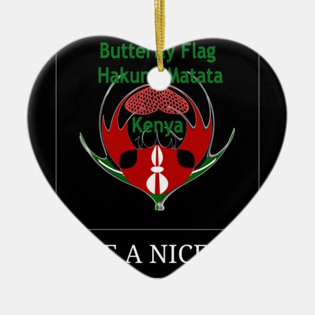 Ornamento De Cerâmica Jambo Kenya (Frente)