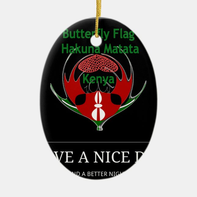 Ornamento De Cerâmica Jambo Kenya (Frente)