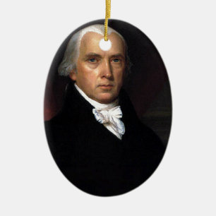 Ornamento De Cerâmica James Madison