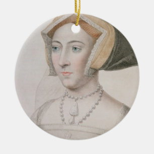 Ornamento De Cerâmica Jane Seymour (c.1509-37) gravada pelo bar de