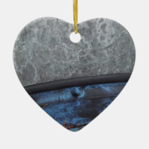 Ornamento De Cerâmica Janela de proteção de caminhão azul