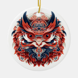 Ornamento De Cerâmica Japonês Tengu