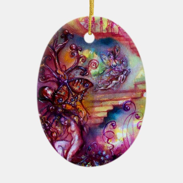 ORNAMENTO DE CERÂMICA JARDIM DAS SOMBRAS PERDIDAS- ESCADAS MÍSTICAS (Frente)