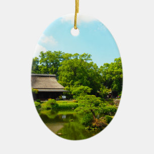 Ornamento De Cerâmica Jardim do Japão