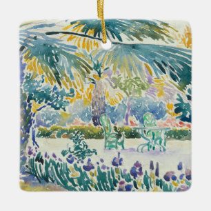 Ornamento De Cerâmica Jardim do pintor no santo Clair