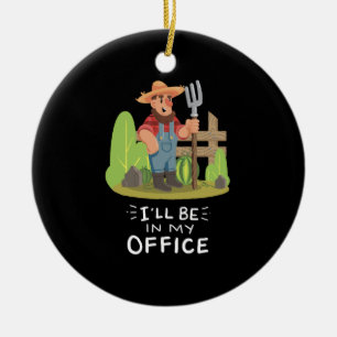 Ornamento De Cerâmica Jardinagem