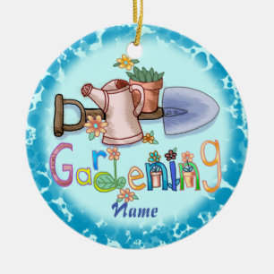 Ornamento De Cerâmica Jardinagem