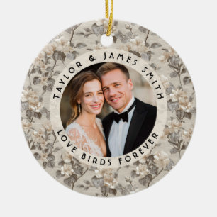 Ornamento De Cerâmica Jardinias Românticas Casamento Minimalista