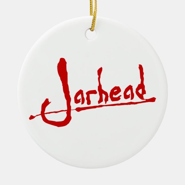 ORNAMENTO DE CERÂMICA JARHEAD (Frente)