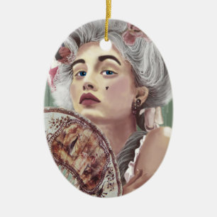 Ornamento De Cerâmica Je Ne Lamentou Ornament Rien