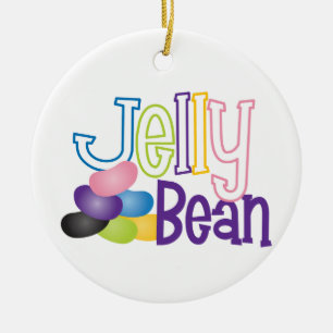 Ornamento De Cerâmica Jelly Bean