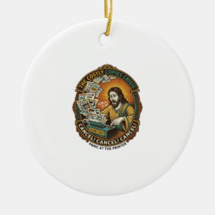 Ornamento De Cerâmica Jesus Acidental 100 Cópias Coloridas Erro de Impre