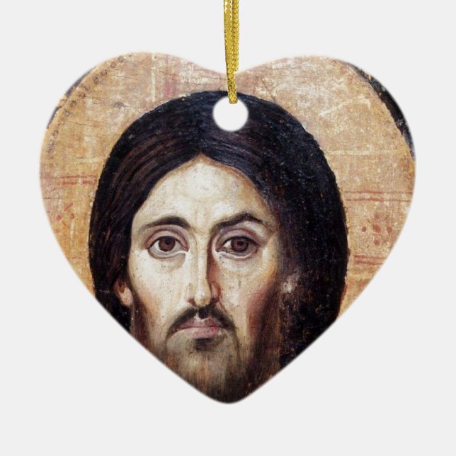 Ornamento De Cerâmica Jesus Cristo (Frente)