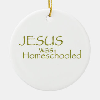 Ornamento De Cerâmica JESUS era Homeschooled