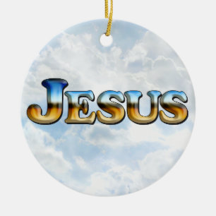Ornamento De Cerâmica Jesus - produtos múltiplos