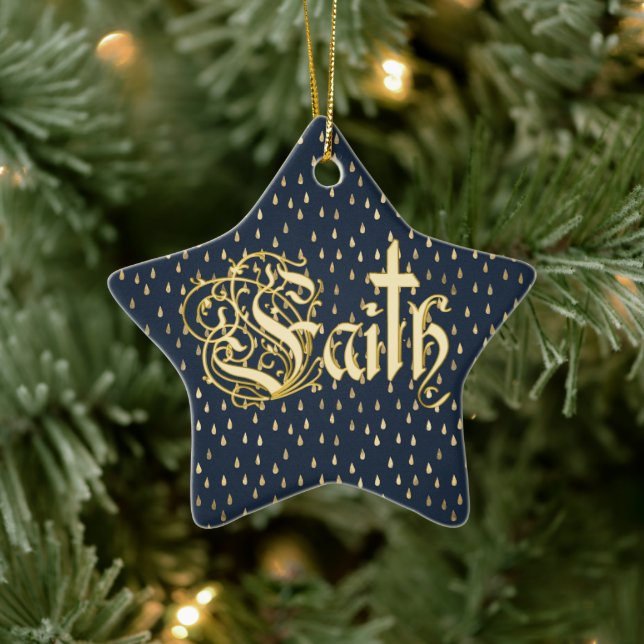 Ornamento De Cerâmica Jesus Religião Cristã Atravessa o Natal (Árvore)