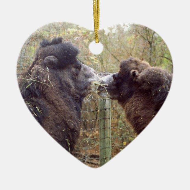 Ornamento De Cerâmica Jingle Baba e Google Mama (Frente)