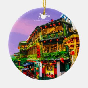 Ornamento De Cerâmica Jiufen, Taiwan - Antiga Casa de Chá
