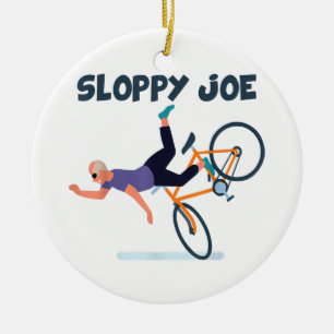 Ornamento De Cerâmica Joe Funny Biden Shirt Sloppy Joe Biden Funn