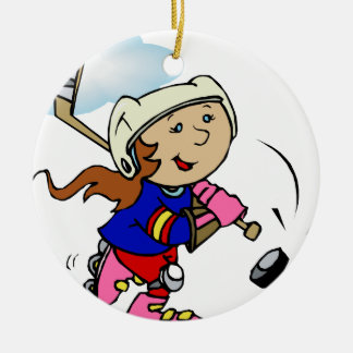 Ornamento De Cerâmica Jogador da menina
