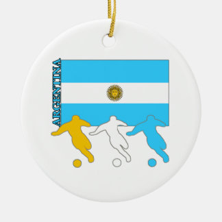 Ornamento De Cerâmica Jogadores de futebol de Argentina
