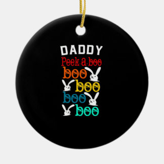 Ornamento De Cerâmica Jogo Coelho do pai para a Novidade de Men_s