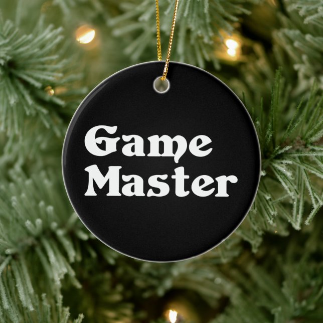 Ornamento De Cerâmica Jogo mestre (Árvore)